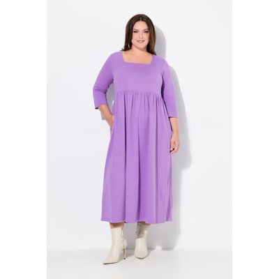 Robe en jersey. Encolure carrée et manches ULLA POPKEN