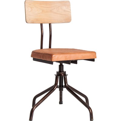Chaises vintage en cuir (lot de 2), Stryi RECOLLECTION
