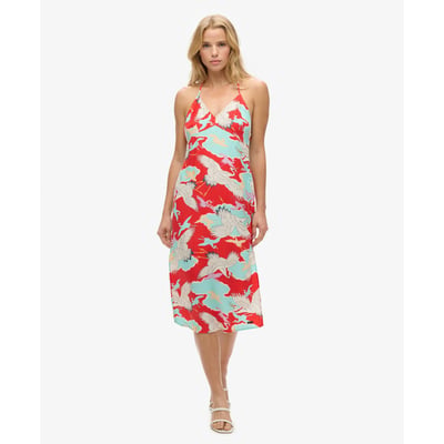Robe nuisette mi-longue imprimée SUPERDRY
