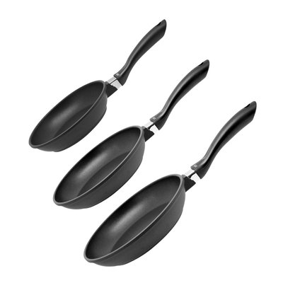 Set de 3 poêles à frire ALUCAST ELO