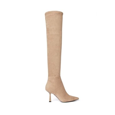 Bottes hauteur genou à talon évasé - SIBELLA DUNE LONDON