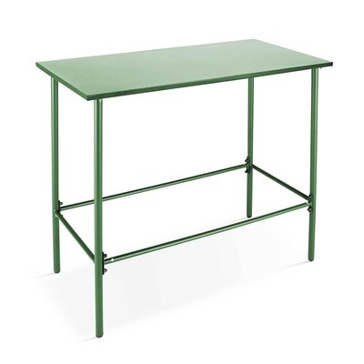 Table de jardin haute en acier, PALAVAS OVIALA