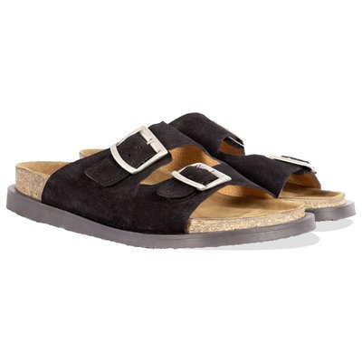 Mules liège cuir daim JULES & JENN