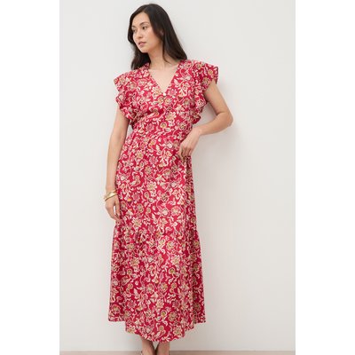 Robe fluide col v manches courtes BONOBO