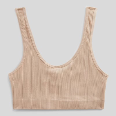 Brassière côtelée sans coutures MONOPRIX