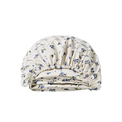 Drap housse coton Neo Kaki myrtille NEO CARRE BLANC