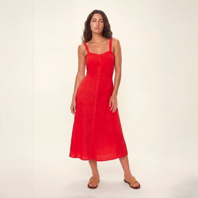 Robe midi macramé CAMERON BENOA