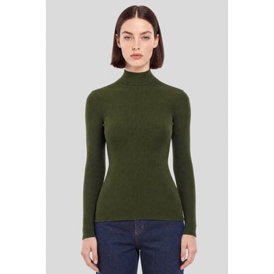 T-shirt col montant - laine et soie ARMOR-LUX