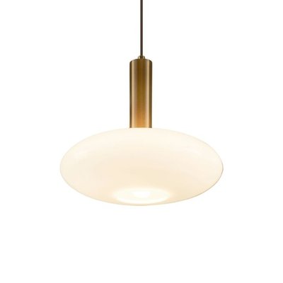 Suspension élégante à verre opalin – ZINNIA KOSILUM