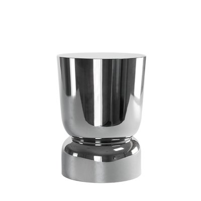 Table d'appoint ronde en métal ø32,5cm- LOLA DRAWER