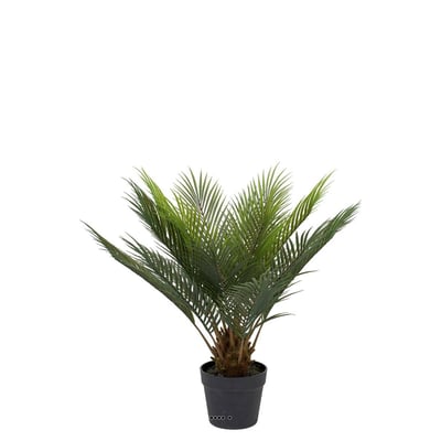 Palmier Cycas artificiel en pot, H 60 cm ARTIFICIELLES