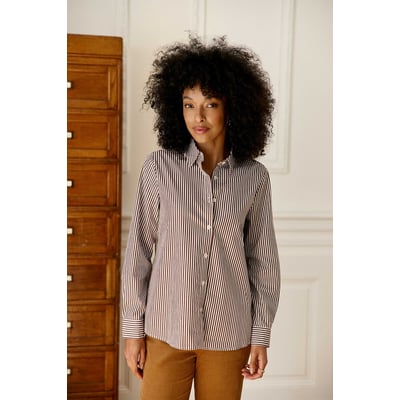 Chemise à rayures, CARINE LA PETITE ETOILE