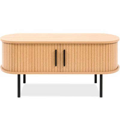 Table basse ovale 2 portes - SORA HOMIFAB