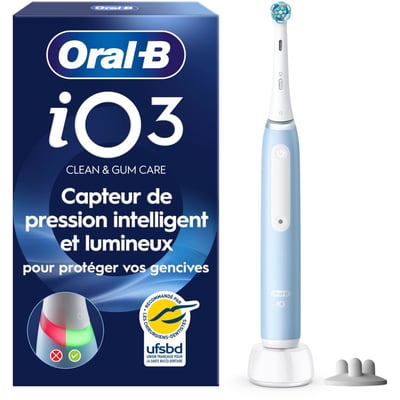 Brosse à dents électrique iO3S Bleue ORAL B