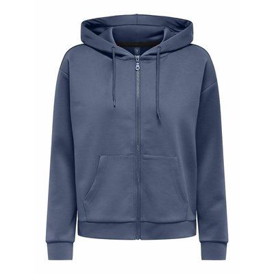Sweat zippe femme bleu marine La Redoute