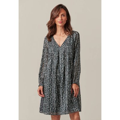 Robe fluide à motif léopard pour femme ABRIELLE DEELUXE