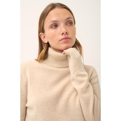 Pull Col Roulé Avoine Lexie JUST CASHMERE
