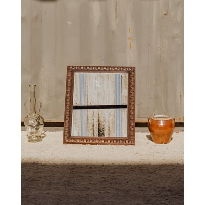 Miroir en bois Georges N°1395 - Bon état DEBONGOUT