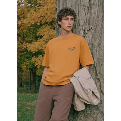 T-shirt coton imprimé montagne MANGO TEEN