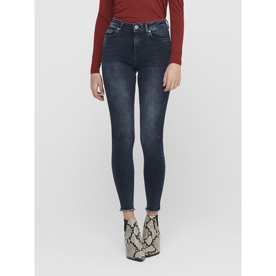 Jean skinny, bas frangé ONLY
