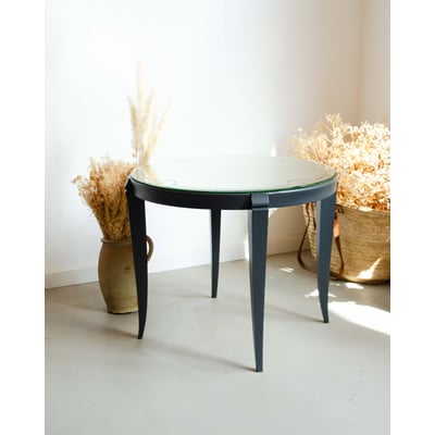 Table basse avec miroir Donna N°1034 - Bon état DEBONGOUT