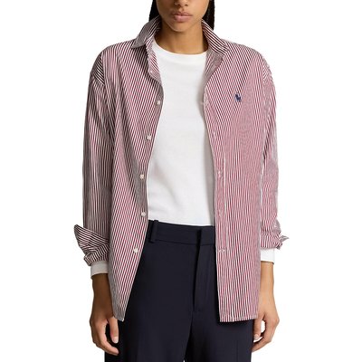 Striped Cotton Shirt with Long Sleeves POLO RALPH LAUREN