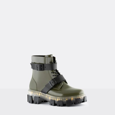 Boots de pluie vegan militaires ZELMA LEMON JELLY
