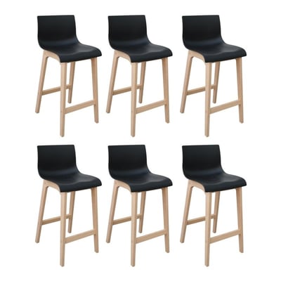 Lot de tabourets de bar en chêne 65cm TANNA MOB IN