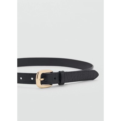 Ceinture simili-cuir effet croco MANGO