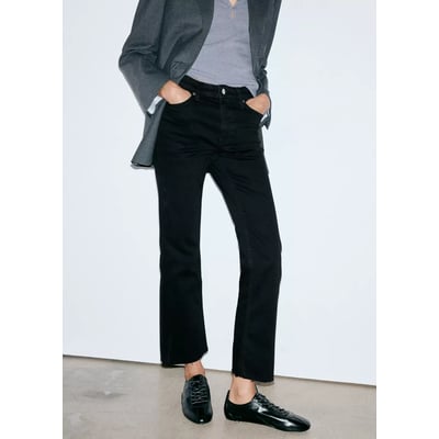 Jean flare crop MANGO