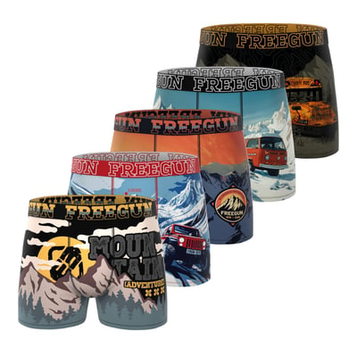 Lot De 5 Boxers Microfibre FREEGUN