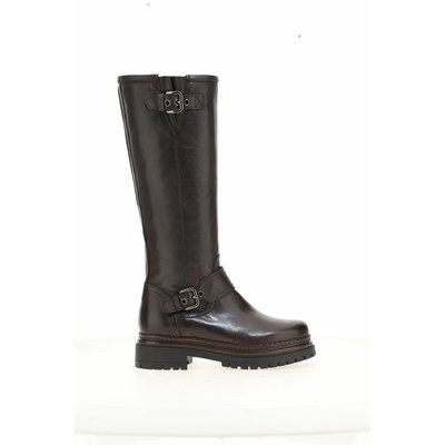 Bottes en cuir à boucles MJUS