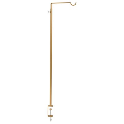 Crochet de table support lanterne en métal doré WADIGA
