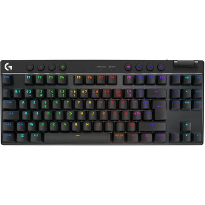 Clavier gamer sans fil Pro X LIGHTSPEED  TKL Tactile Noir LOGITECH