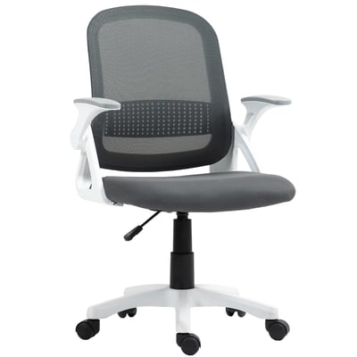 Chaise de bureau Maille Gris HOMCOM