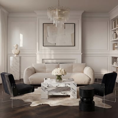 Barolo Pillow-Shaped Velvet 3 Seater Sofa ÉDITÉ