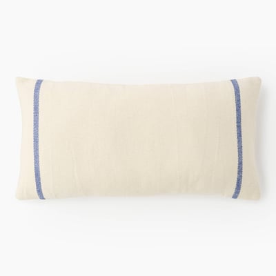Coussin rayé, 35x70cm, 100% coton et Oekotex MONOPRIX