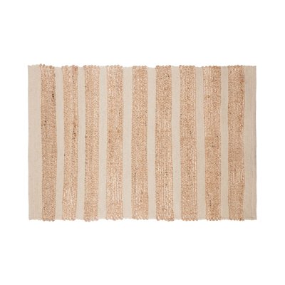 Tapis en jute naturel rayures Box ATMOSPHERA