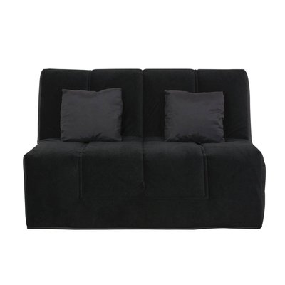 Banquette BZ WASHINGTON 140x190, matelas Simmons, coton gris RELAXIMA