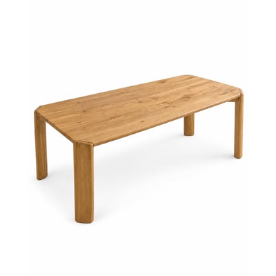 Table à manger en teck massif 186x96 cm HANNUN