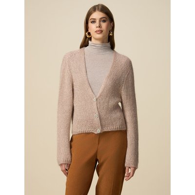 Cardigan réalisé en FIL chaud de mohair mélangé OLTRE