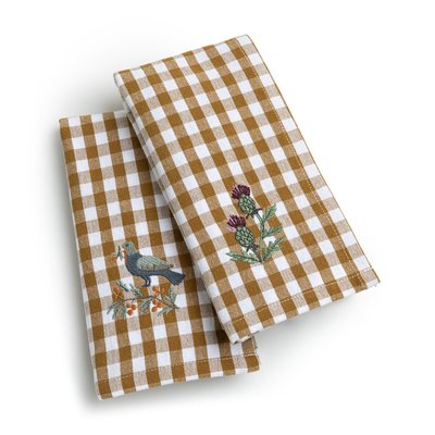 Lote de 2 servilletas bordadas Bethany LA REDOUTE INTERIEURS