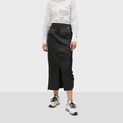 Jupe Hippie Fluide Ample Noire Femme Taille 10 - Occasion Très Bon état