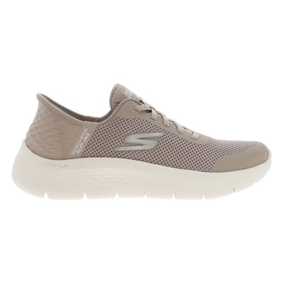 Baskets FEMME Skechers kaki et à slip-on SKECHERS