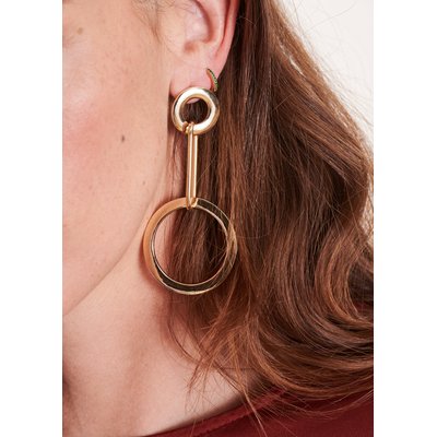 Boucles d'oreilles anneaux LA FEE MARABOUTEE