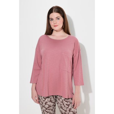 T-shirt oversize en coton bio, col rond ULLA POPKEN