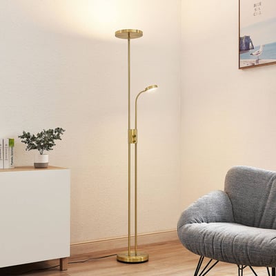 Lampadaire en métal moderneLED, Seppa LINDBY