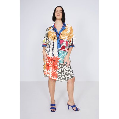 Robe droite en imprimé JEAN-MARC PHILIPPE
