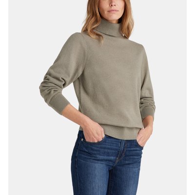 Pull cachemire kaki La Redoute
