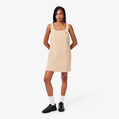 Robe sans manches velours côtelé LACOSTE